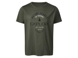 esmara Men Heren T-shirt - plus size (Olijfgroen, 3XL)