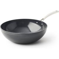 BK superior ceramic wokpan 30 cm zwart