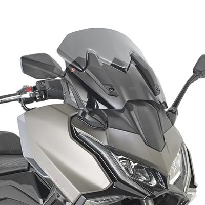 GIVI Windscherm, moto en scooter, D6122S Surélevé fumé