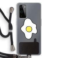 Spiegelei: OnePlus 9 Pro Transparant Hoesje met koord