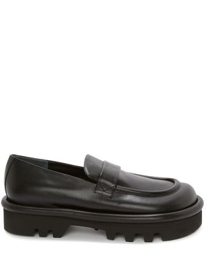 JW Anderson mocassins Bumper-Tube à semelle crantée - Noir