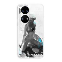 I will not feel a thing: Huawei P50 Transparant Hoesje