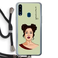 Pop-Art Creator: Samsung Galaxy A20s Transparant Hoesje met koord