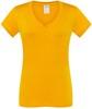 JHK 271 Ladies´ V-Neck Sicilia - Mustard - M