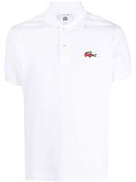 Lacoste polo en coton à patch logo - Blanc - thumbnail