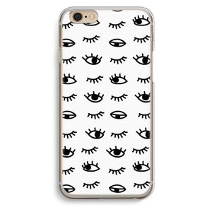 Eye pattern #2: iPhone 6 / 6S Transparant Hoesje