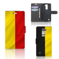 LG K10 2015 Bookstyle Case Belgische Vlag - thumbnail