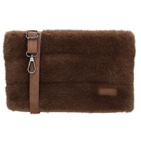 Zebra Trends Bont Schoudertas Emma Mid Bruin