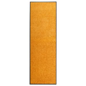 VidaXL Deurmat wasbaar 60x180 cm oranje