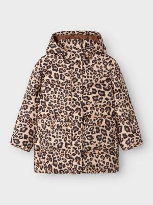 Name it winter winterjas meisjes - bruin - puffer - NkfMimosa