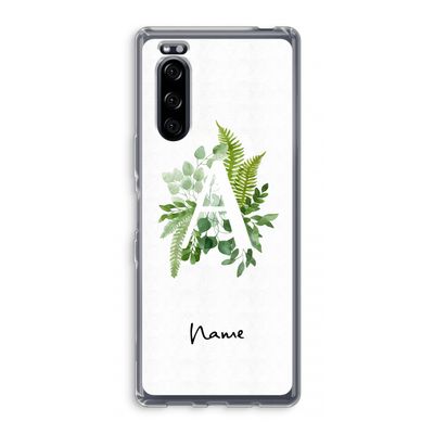 Green Brush: Sony Xperia 5 Transparant Hoesje