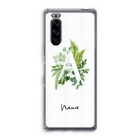 Green Brush: Sony Xperia 5 Transparant Hoesje