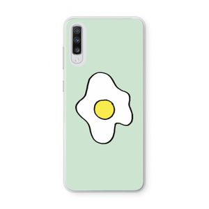 Spiegelei: Samsung Galaxy A70 Transparant Hoesje