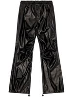 Diesel pantalon à fini verni - Noir