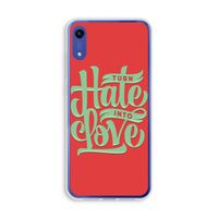Turn hate into love: Honor Play 8A Transparant Hoesje Turn hate into love: Honor Play 8A Transparant Hoesje