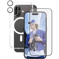 PanzerGlass CARE by ® Panzerglas 3-in-1 Protection Backcover Apple iPhone 16 Transparant Inductieve lading PanzerGlass CARE by ® Panzerglas 3-in-1 Protection Backcover Apple iPhone 16 Transparant Inductieve lading