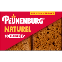Peijnenburg ontbijtkoek naturel per stuk verpakt  10 x 28g bij Jumbo