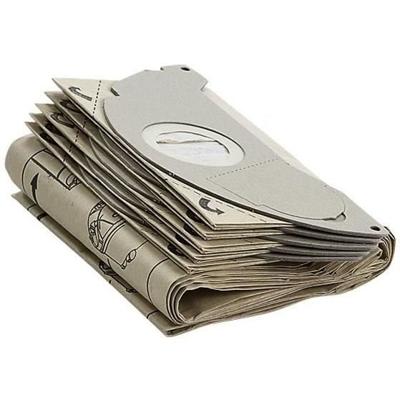 Set van 5 papieren filterzakken voor Kärcher A 2120/3001/2501/2601/WD 2500 stofzuigers