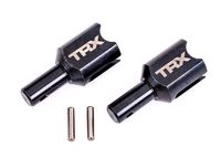 Traxxas - Differential output cup, front or rear (hardened steel, heavy duty) (2)/ 2.5x12mm pin (2) (TRX-9583X)