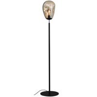 Masterlight Vloerlamp Lava Ø 22,5cm goud glas 1760-05-02-60 - thumbnail