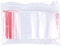 OFFICE products gripsealzakje, transparant, pak van 100 stuks, 70 x 100 mm