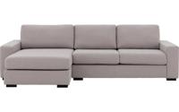Goossens Hoekbank Lucca Met Chaise Longue lichtgrijs, stof, 2,5-zits, stijlvol landelijk met chaise longue links Goossens Hoekbank Lucca Met Chaise Longue lichtgrijs, stof, 2,5-zits, stijlvol landelijk met chaise longue links