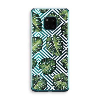 Geometrische jungle: Huawei Mate 20 Pro Transparant Hoesje