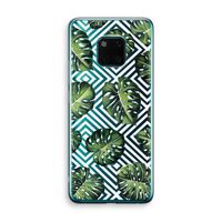 Geometrische jungle: Huawei Mate 20 Pro Transparant Hoesje