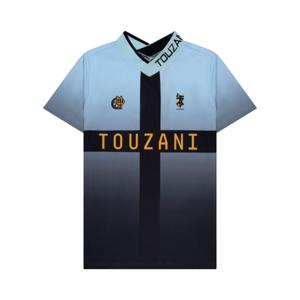 Touzani Taisho Voetbalshirt Kids Lichtblauw Zwart Goud