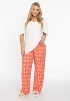 Yoek Broek plisse | Rood | Maat 50/52