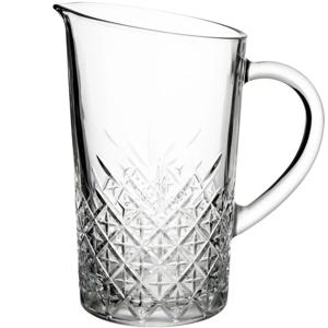 Secret de Gourmet Karaf decanteer - voor wijn - 1,4 liter - reliëf glas - schenkkan