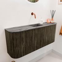 Toiletmeubel Mondiaz Joya Dlux | 103.2 cm | Meubelkleur Shadow | Faye wastafel Sombra Wasbak Midden | Zonder kraangat(en) Toiletmeubel Mondiaz Joya Dlux | 103.2 cm | Meubelkleur Shadow | Faye wastafel Sombra Wasbak Midden | Zonder kraangat(en)