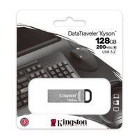 Kingston Technology DataTraveler Kyson USB flash drive 128 GB USB Type-A 3.2 Gen 1 (3.1 Gen 1) Zilver - thumbnail