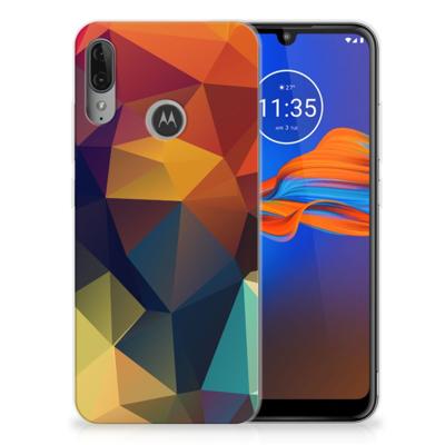 Motorola Moto E6 Plus | TPU Hoesje | Polygon Color