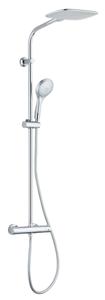 Schutte LA PALMA hoofddouche set met thermostatische mengkraan | chroom-silver
 - 60047 60047