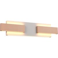 LED Wandlamp - Musterring Rivera - 1 Lichtpunt van 25 Watt - Dimbaar - Aanpasbare Lichtkleur - Geheugenfunctie - Nachtlamp - Up-and-down Verlichting - Afstandsbediening - Warm Grijs - Metaal