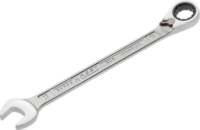 HAZET Ratelringsteeksleutel 606-17 · Buitentwaalfkant tractieprofiel · SW 17 mm