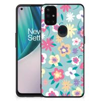 OnePlus Nord N10 5G Bloemen Hoesje Flower Power OnePlus Nord N10 5G Bloemen Hoesje Flower Power