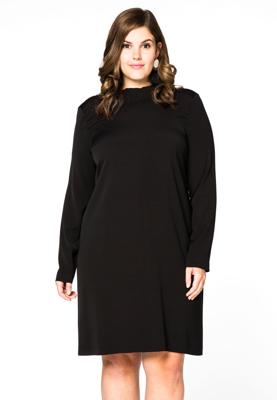 Yoek Jurk met lage rug | Zwart | Maat 38/40