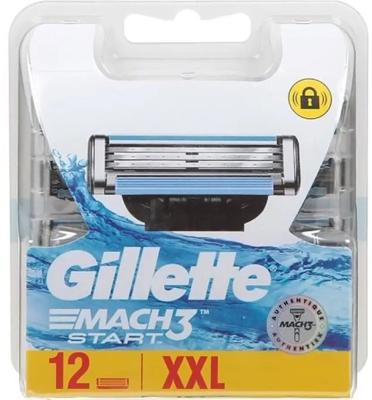 Gillette Gillette Mach3 Scheermesjes - 12 stuks Voordeelverpakking
