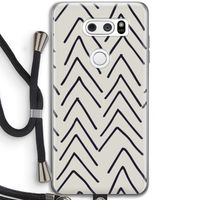 Marrakech Arrows: LG V30 Transparant Hoesje met koord