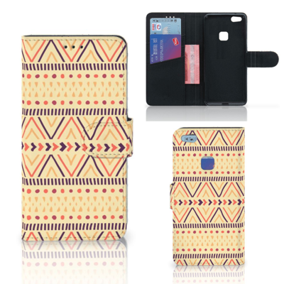 Huawei P10 Lite | Telefoon Hoesje | Aztec Yellow