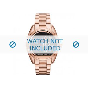 Horlogeband Michael Kors MKT5004 Staal Rosé 22mm