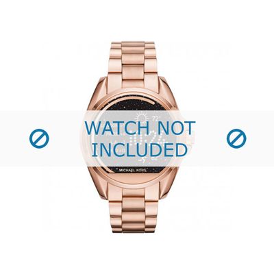Horlogeband Michael Kors MKT5004 Staal Rosé 22mm