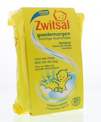 Goedemorgen vochtige washandjes
