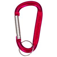 Karabijnhaak metaal roze 8 cm   -