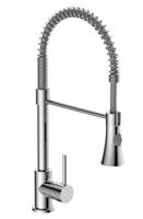 Ngk Eisl leon ééngreepsmeraan keuken met sproeier en spiraalveer | chroom - ni183escr-pr ni183escr-pr