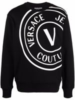 Versace Jeans Couture sweat à logo imprimé - Noir - thumbnail