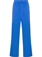 TEKLA pantalon de pyjama à lien de resserrage - Bleu