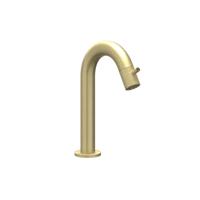 Fonteinkraan IVY Concord Gebogen Staand Model S Geborsteld Mat Goud PVD